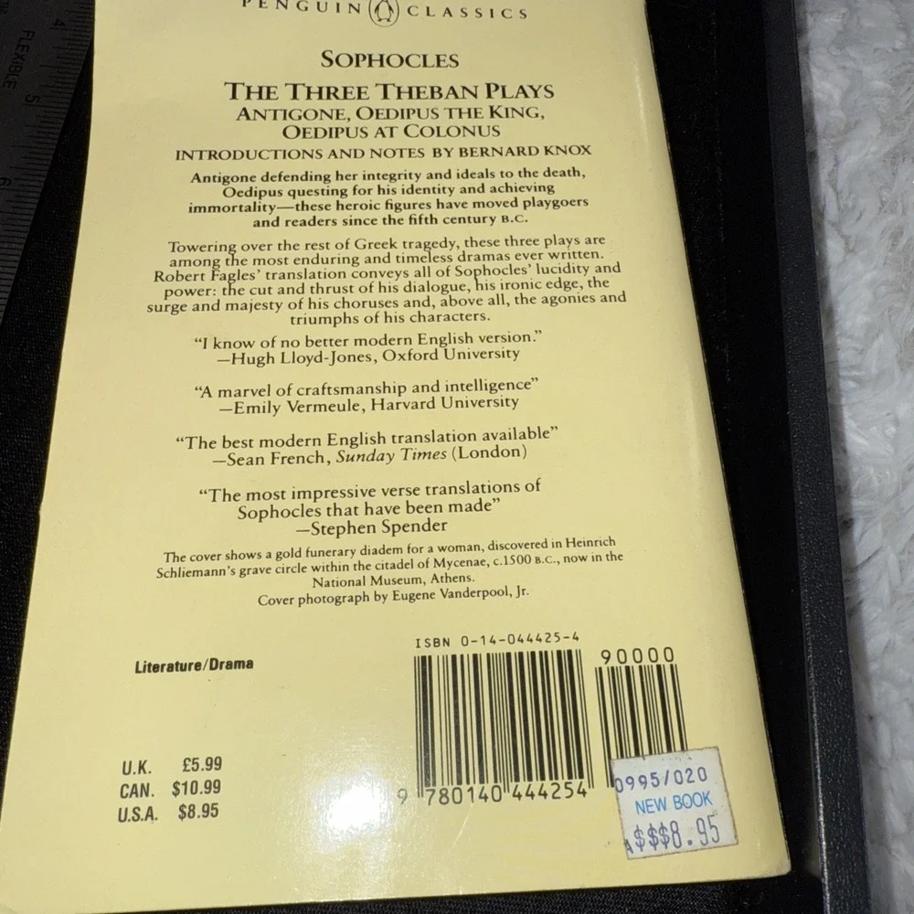 Medieval Romances & Sophocles Paper‎ Back Books.  5039